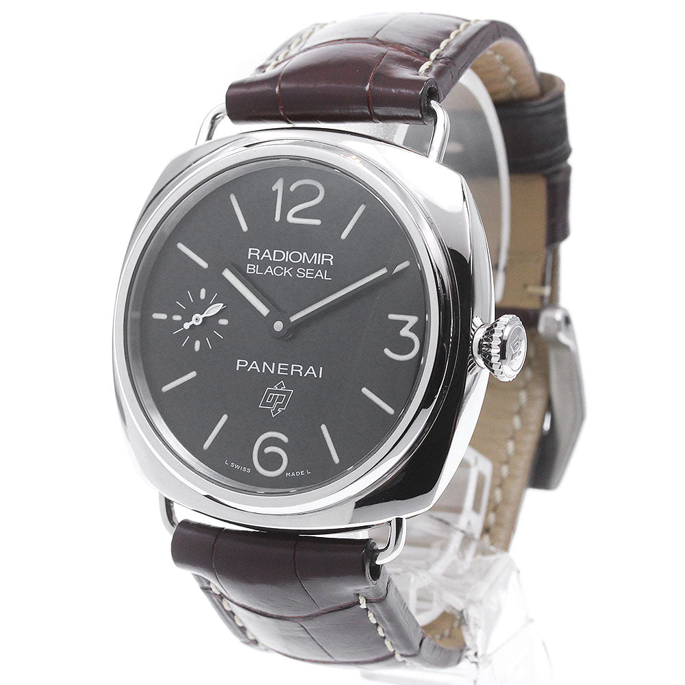 PANERAI Radiomir Black Seal Logo PAM00380 Small seconds black Dial Hand Winding Men's Watch_845837
