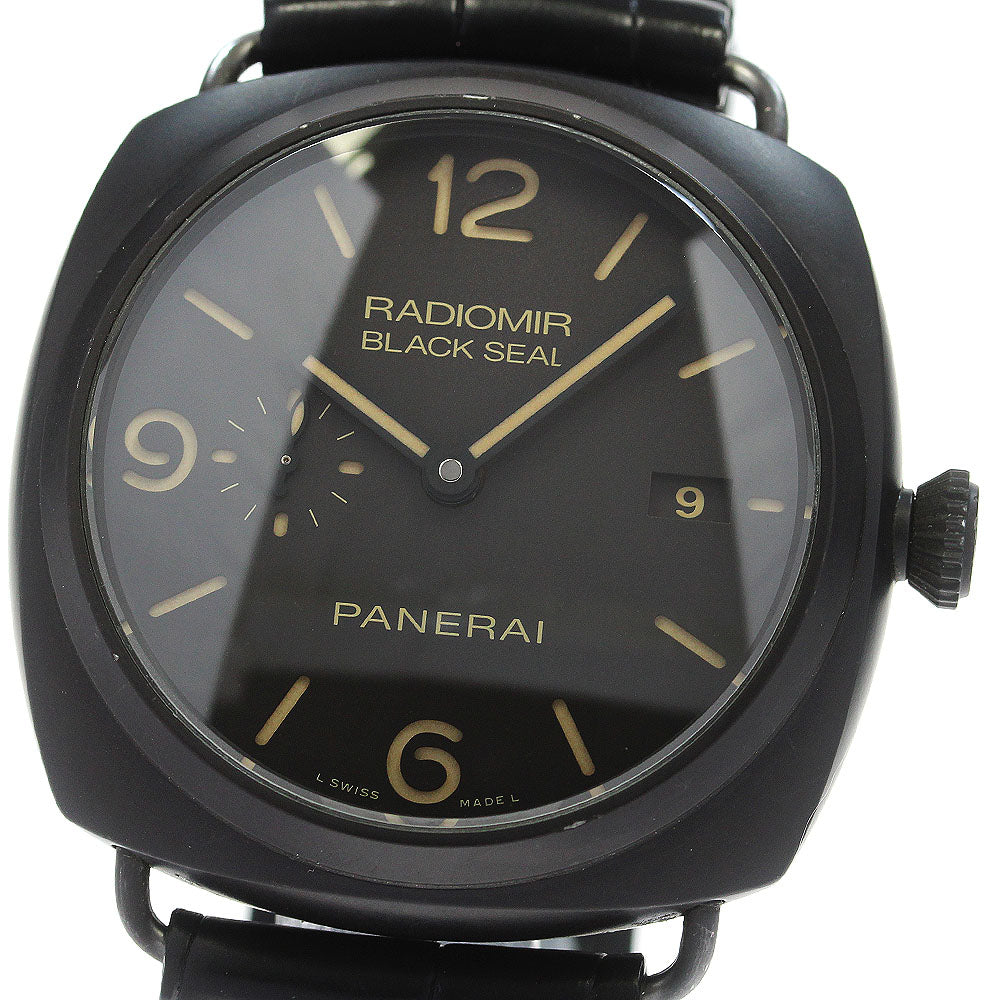 PANERAI Radiomir Composite Black Seal 3 Days PAM00505 Small seconds black Dial Automatic Men's Watch_845842