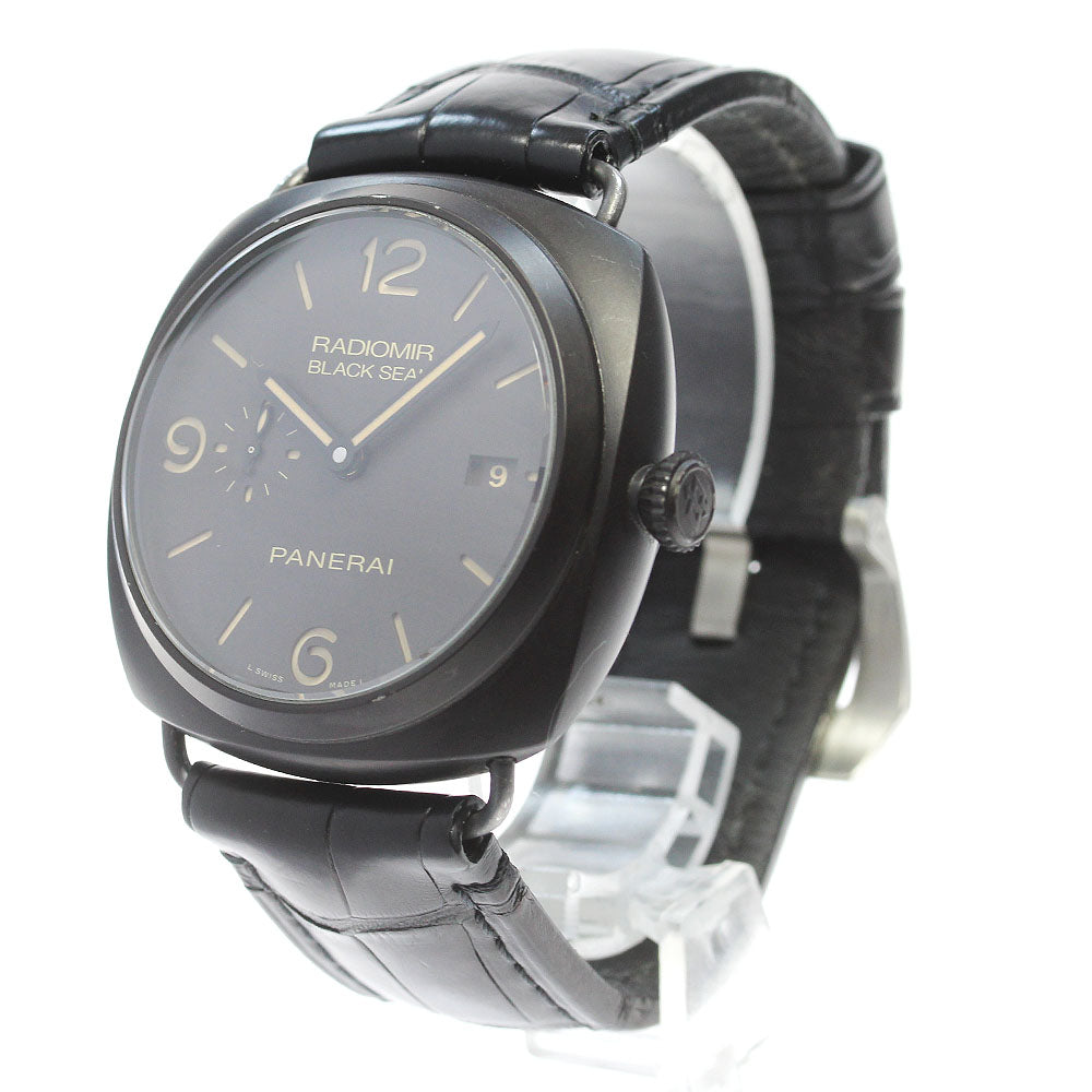 PANERAI Radiomir Composite Black Seal 3 Days PAM00505 Small seconds black Dial Automatic Men's Watch_845842