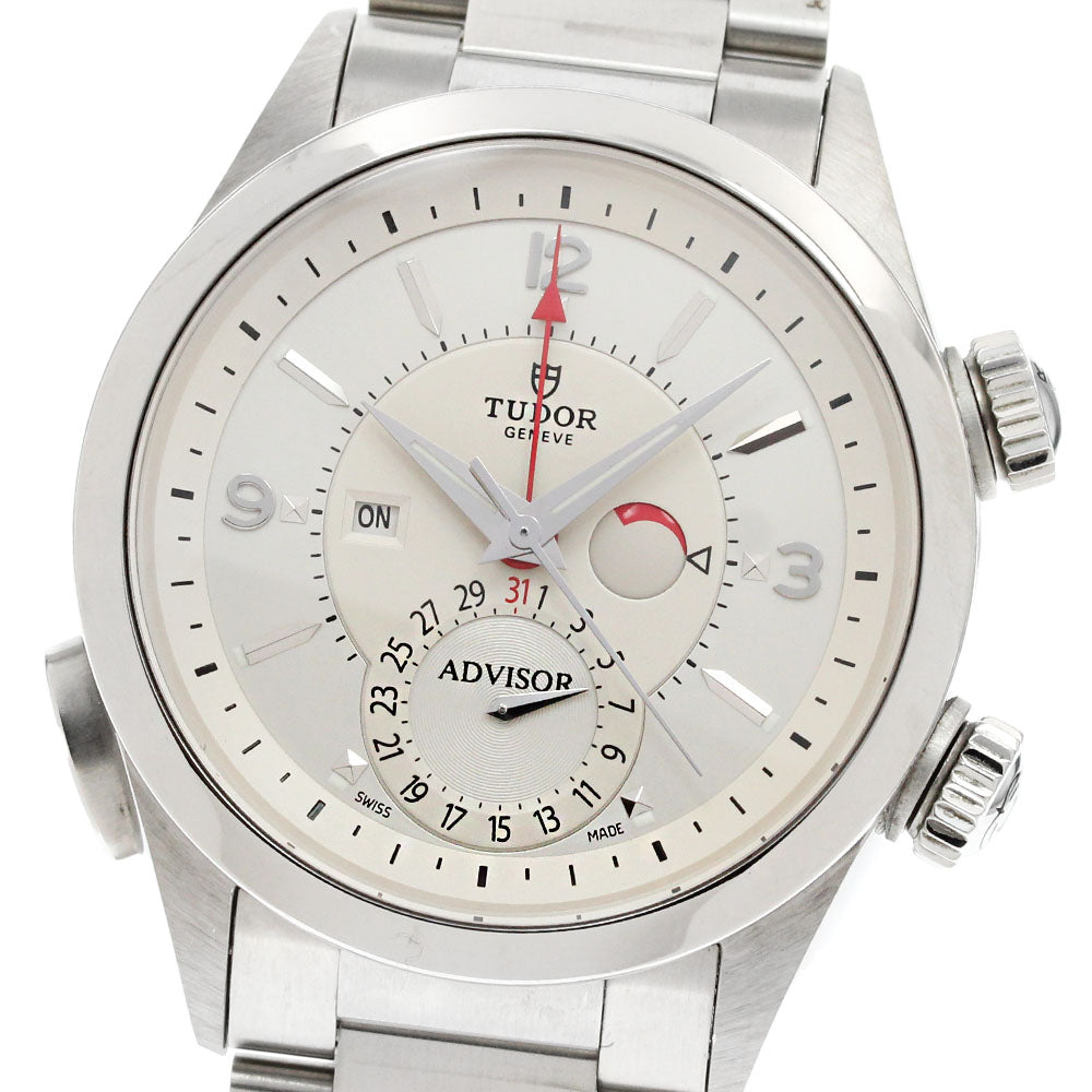 TUDOR Heritage Advisor 79620T Power reserve Silver Dial Automatic Men's_845847