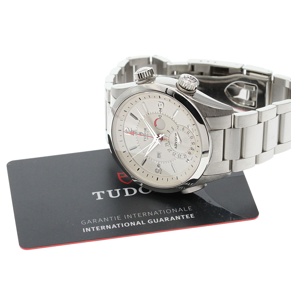TUDOR Heritage Advisor 79620T Power reserve Silver Dial Automatic Men's_845847