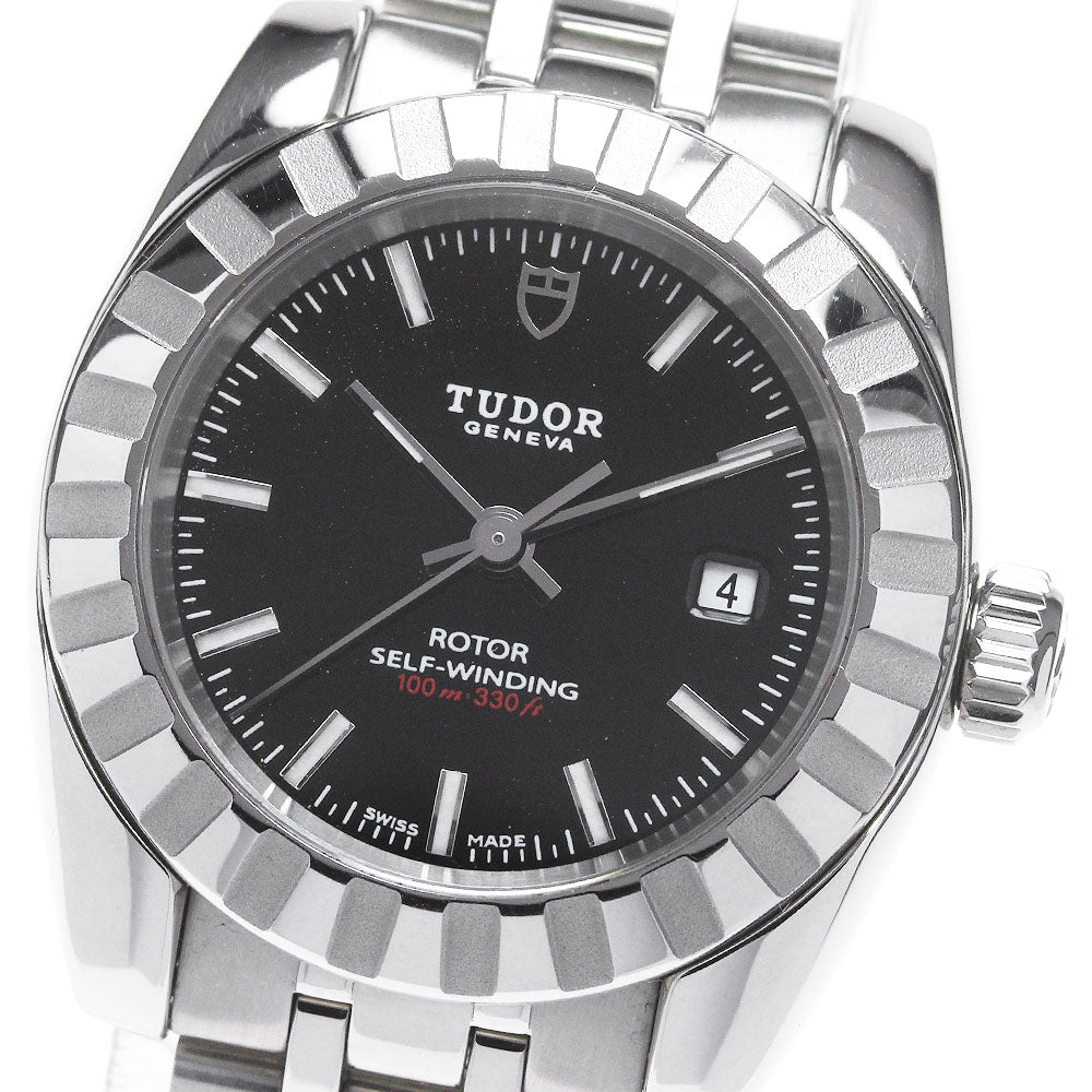 TUDOR Classic Date 22010 Black Dial Automatic Ladies Watch_845857