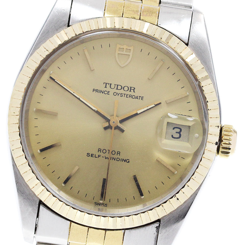 TUDOR Prince Oyster Date 74033 Cal.2824-2 YG bezel Automatic Men's_845858