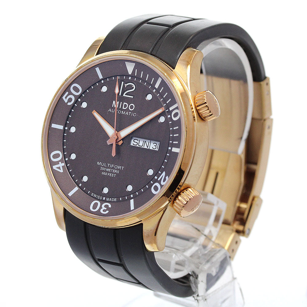 MIDO Multifort M005930A Day date Brown Dial Automatic Men's Watch_845900