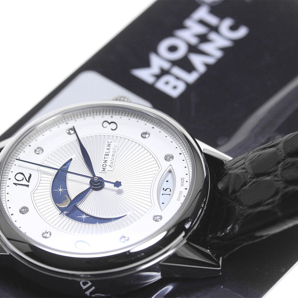 MONTBLANC Boheme 112512 8P Diamond Day & Night Silver Dial Automatic Ladies Watch_845906