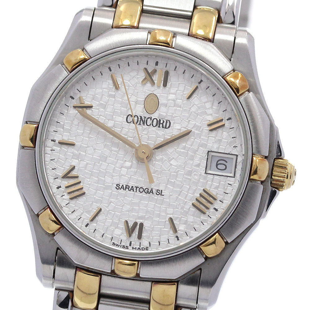 Concord Saratoga 15.65.250 Date Silver Dial Quartz Ladies Watch_845909