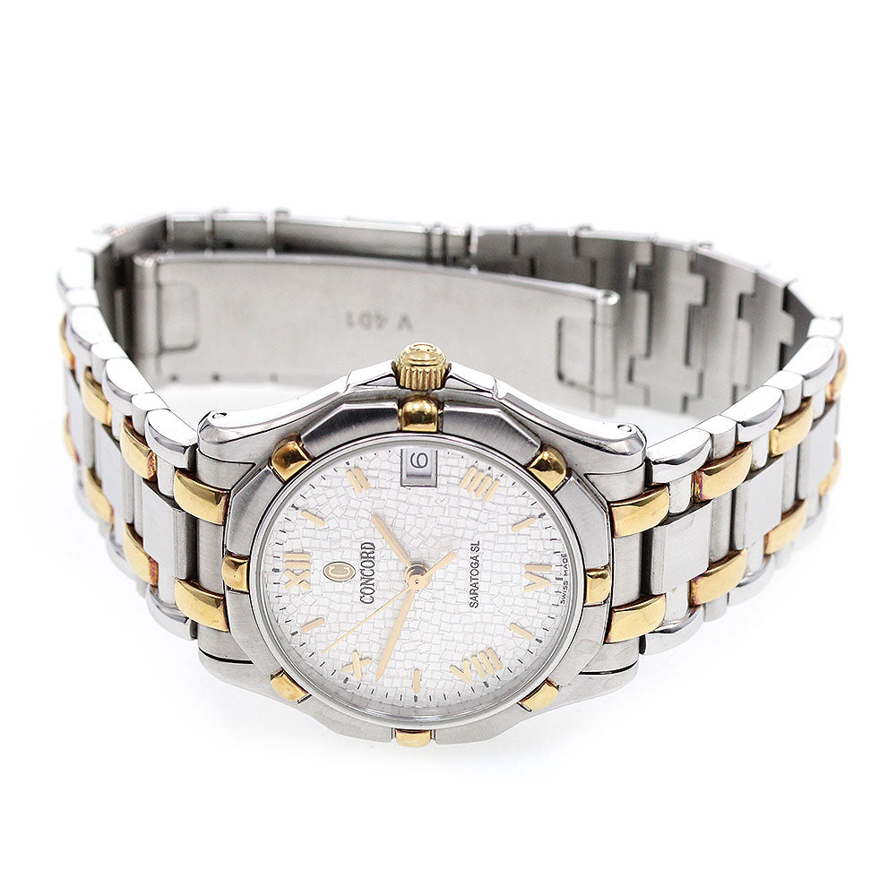 Concord Saratoga 15.65.250 Date Silver Dial Quartz Ladies Watch_845909