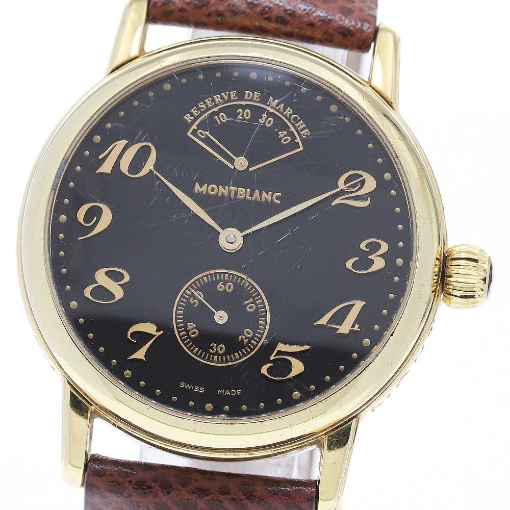 MONTBLANC Meisterstic 7003 black Dial Hand Winding Men's Watch_845911