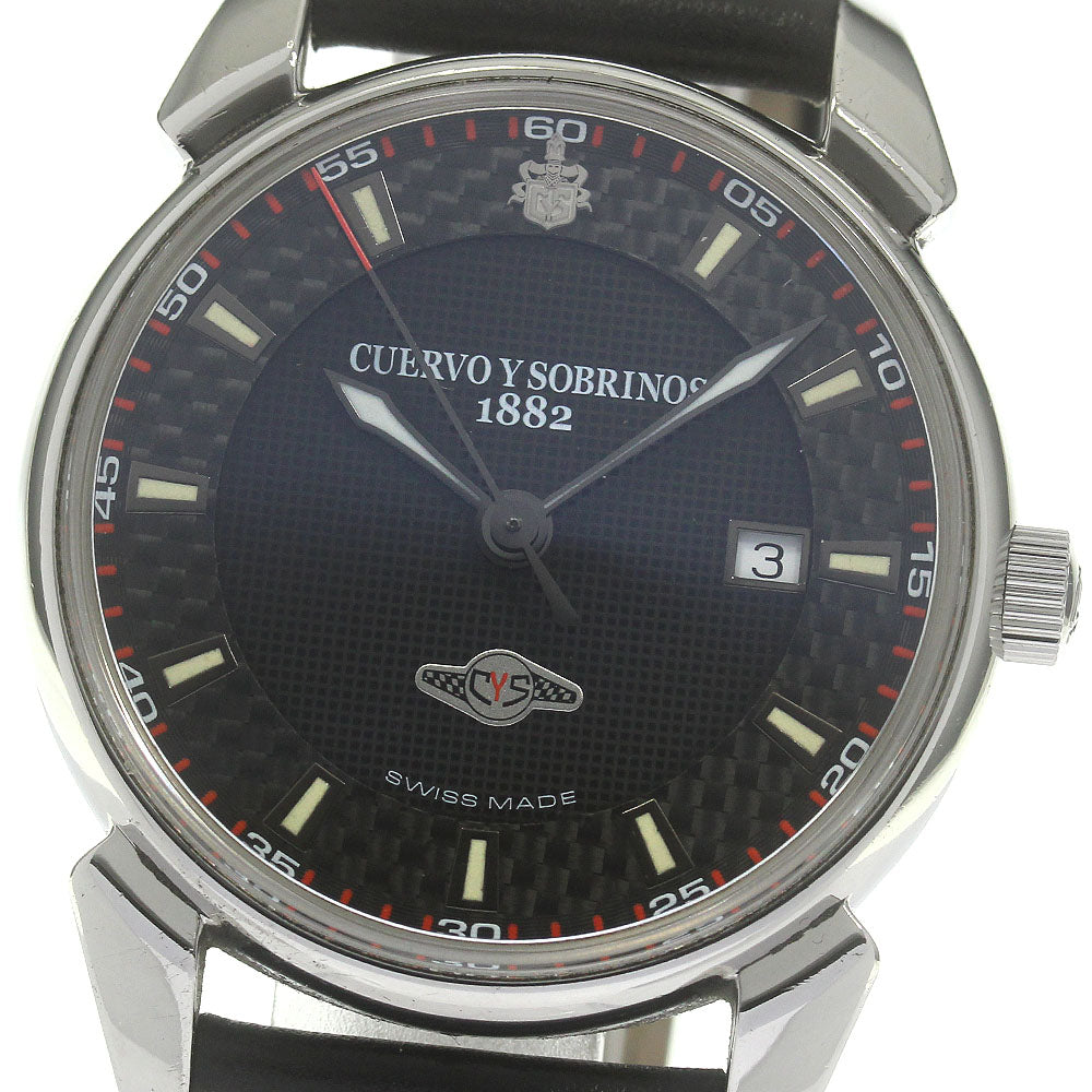 CUERVO Y SOBRINOS Histriador Racing 3195RC Date Automatic Men's Watch_845913