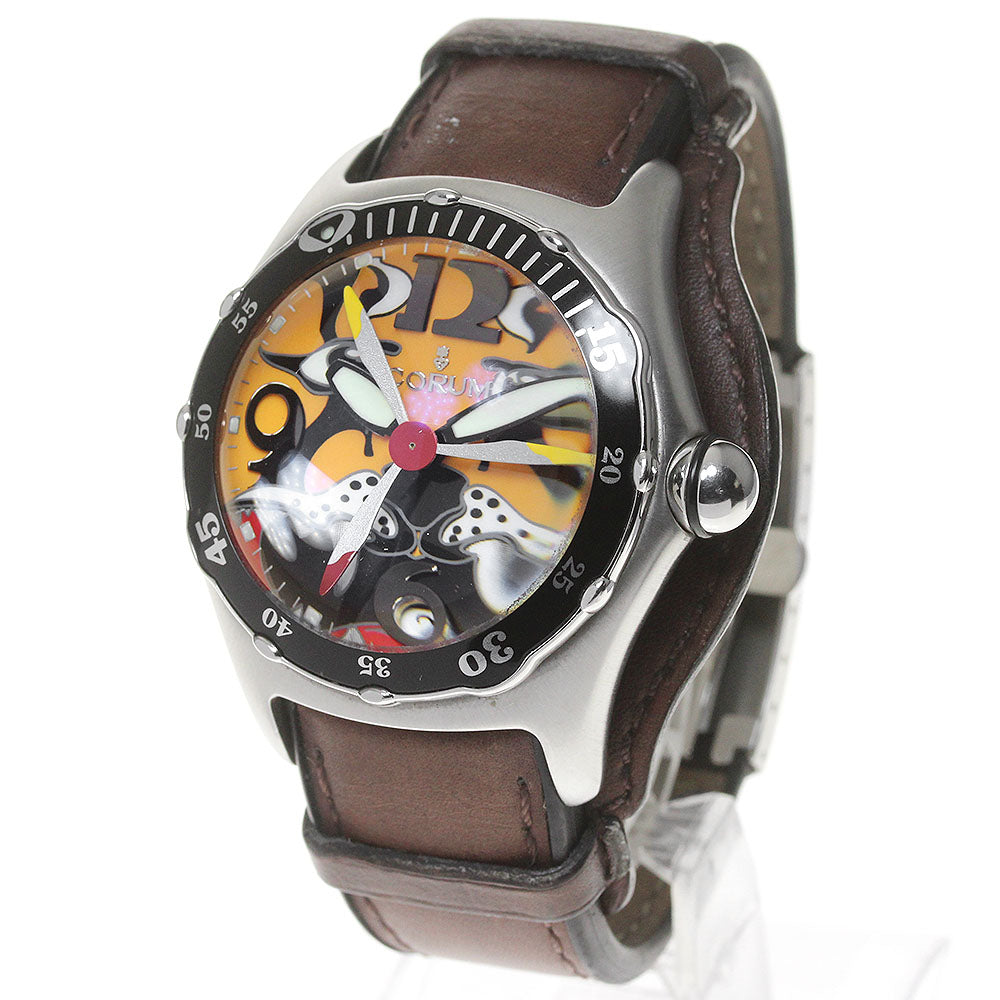 CORUM Bubble Dive Bomber Tiger 82.180.20 Date Orange Dial Automatic Men's_845915