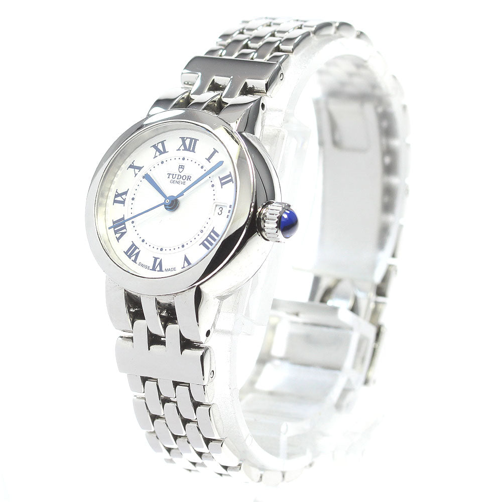 TUDOR Clair de Rose 35200 Date Silver Dial Automatic Ladies Watch_845923