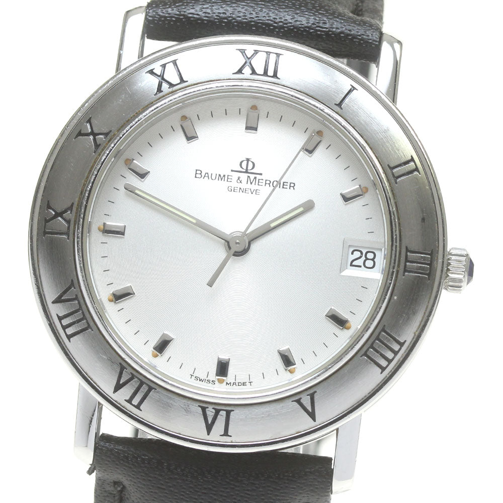 Baume & Mercier MV045104 Date Silver Dial Quartz Ladies Watch_845937