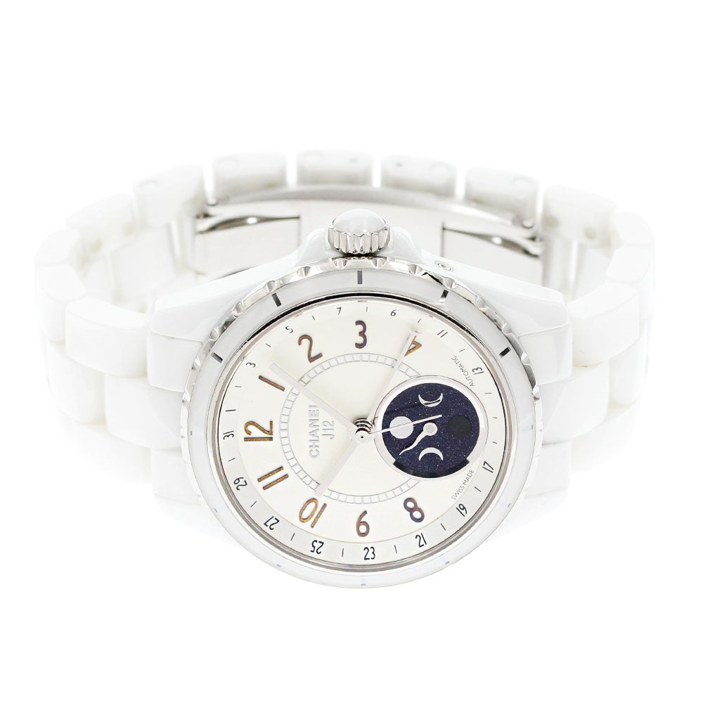 CHANEL J12 Fars de Lune H3404 Moon phase white Dial Automatic Men's Watch_845940