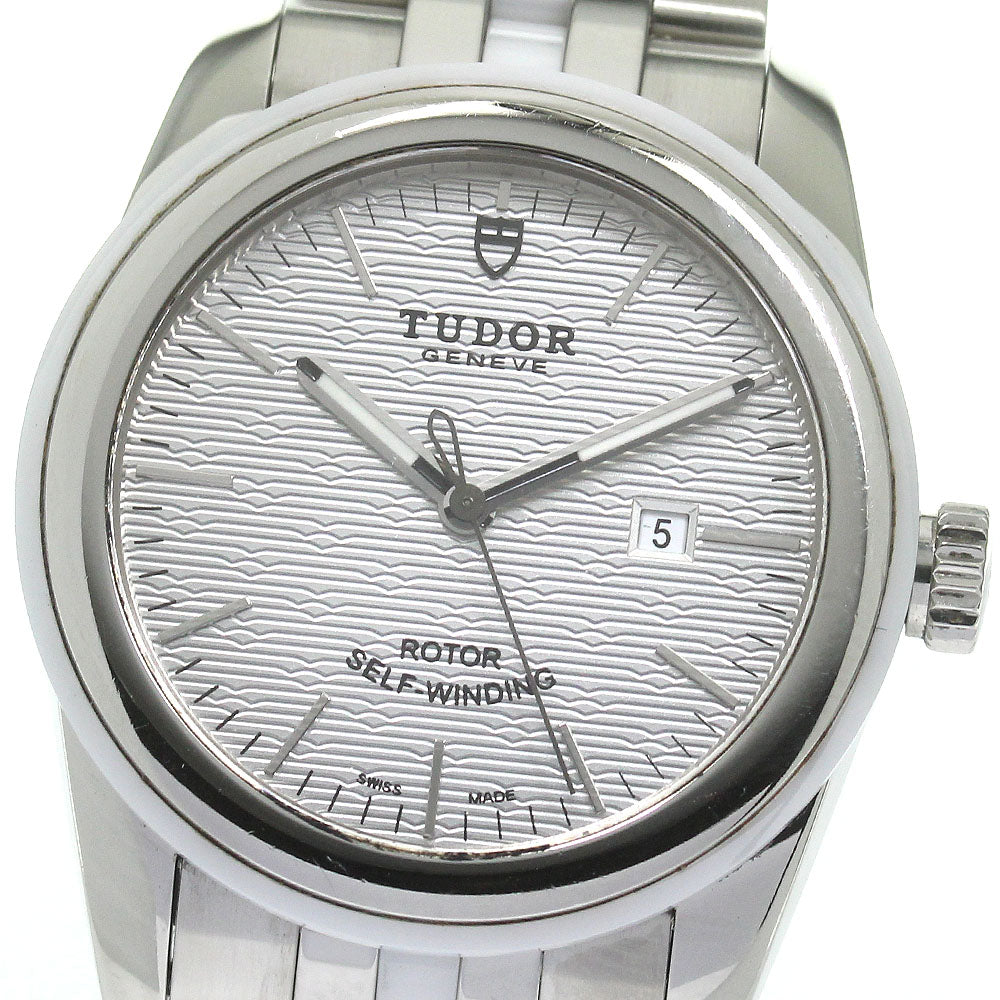 TUDOR Glamor date 53010 Silver Dial Automatic Ladies Watch_845945