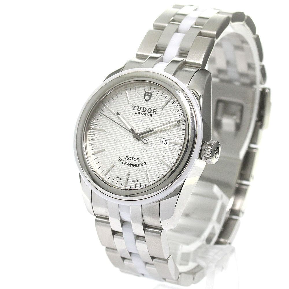 TUDOR Glamor date 53010 Silver Dial Automatic Ladies Watch_845945
