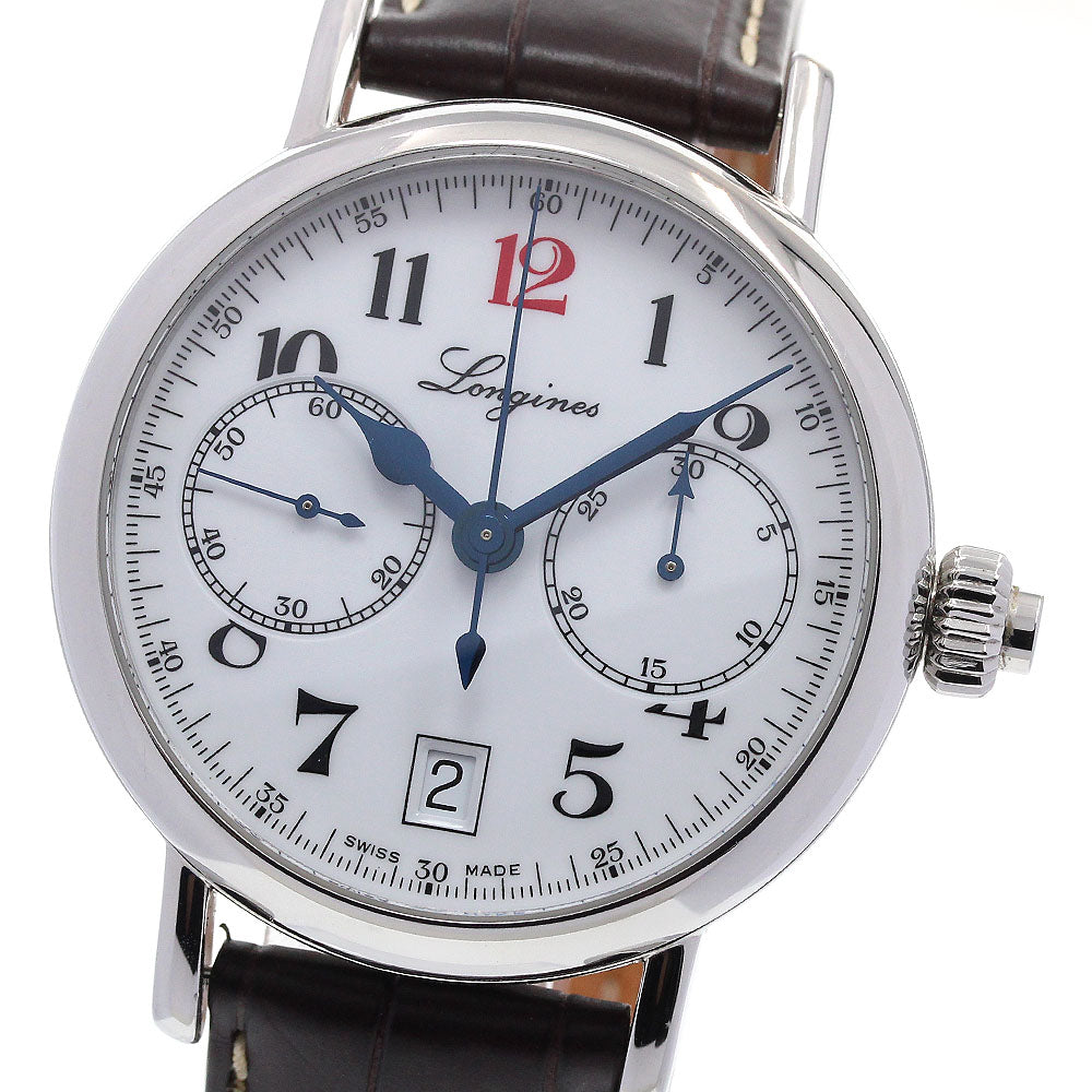 LONGINES Heritage Column Wheel 180th Anniversary L2.775.4 One push chrono white Dial Automatic Men's Watch_845946