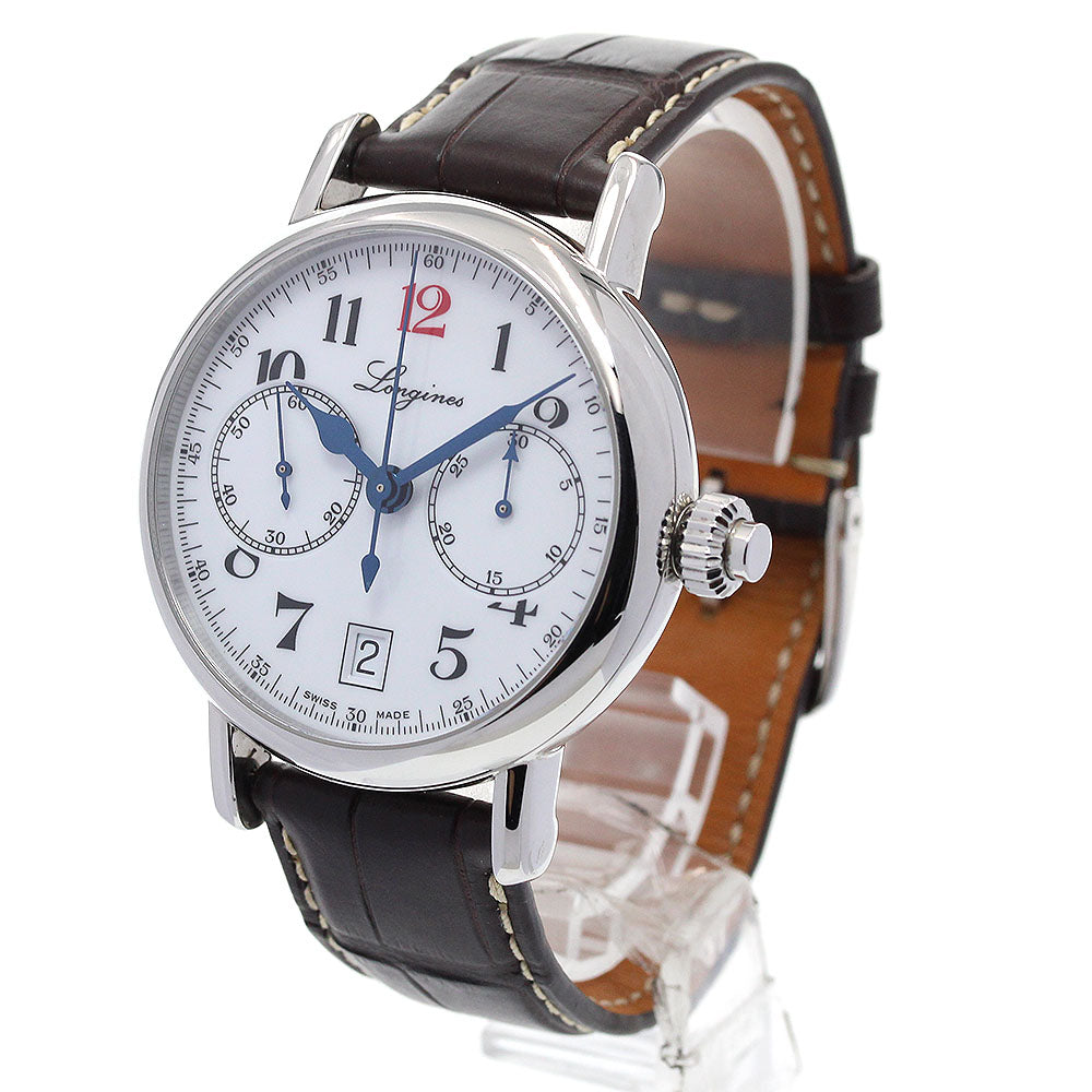 LONGINES Heritage Column Wheel 180th Anniversary L2.775.4 One push chrono white Dial Automatic Men's Watch_845946