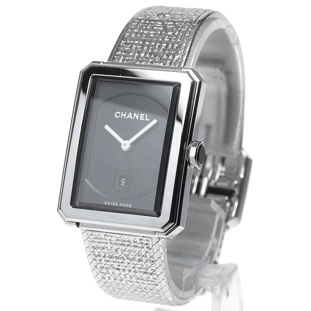 CHANEL Boy friend H4878 Date Black Dial Quartz Boy's Watch_845959