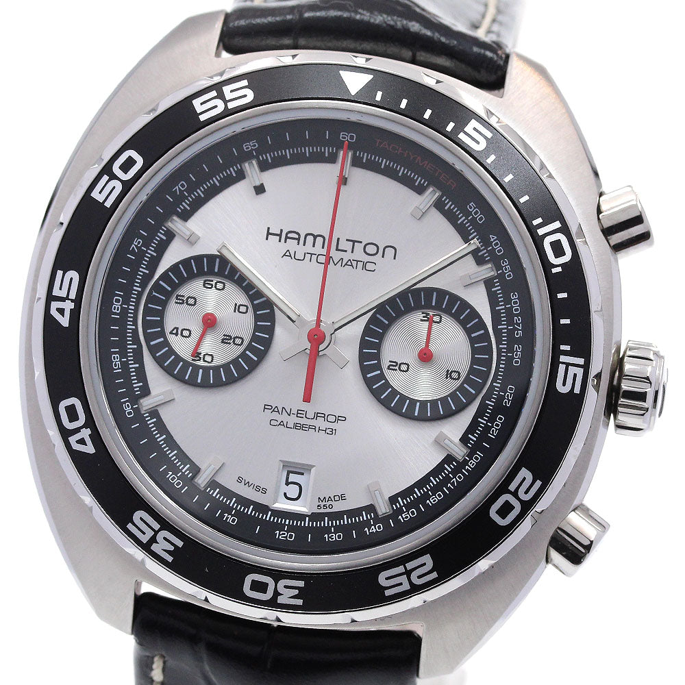 HAMILTON Pan Euro H357560 Chronograph Silver Dial Automatic Men's Watch_845965