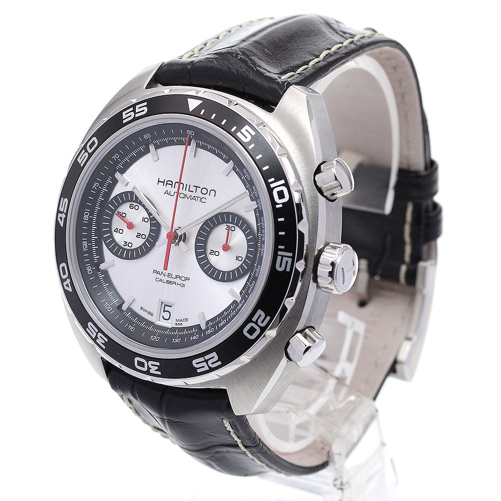 HAMILTON Pan Euro H357560 Chronograph Silver Dial Automatic Men's Watch_845965