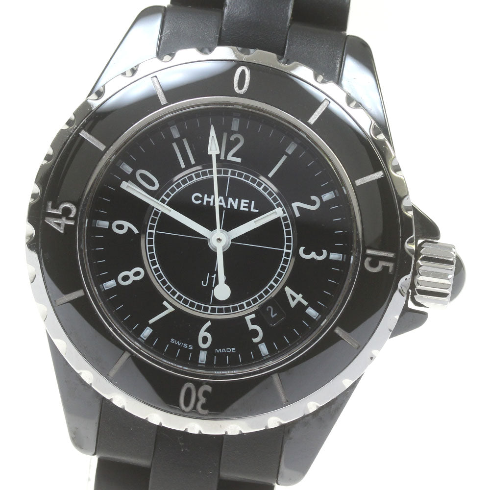 CHANEL J12 H0681 Black ceramic black Dial Quartz Ladies Watch_845972