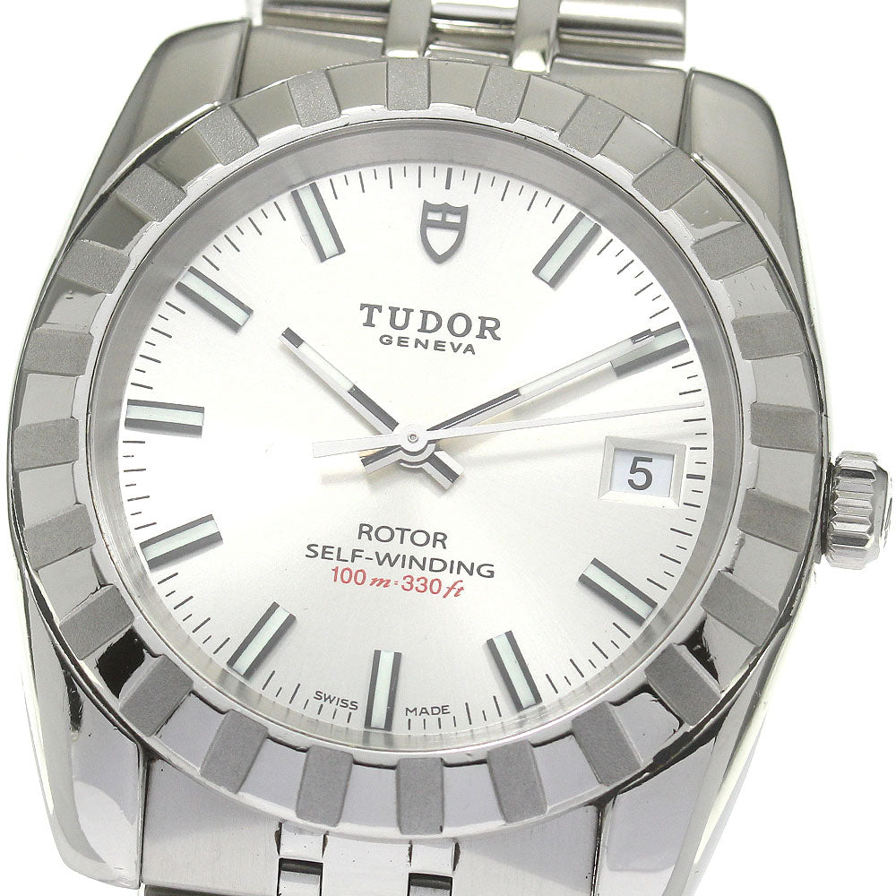 TUDOR Classic Date 21010 Silver Dial Automatic Men's Watch_845979