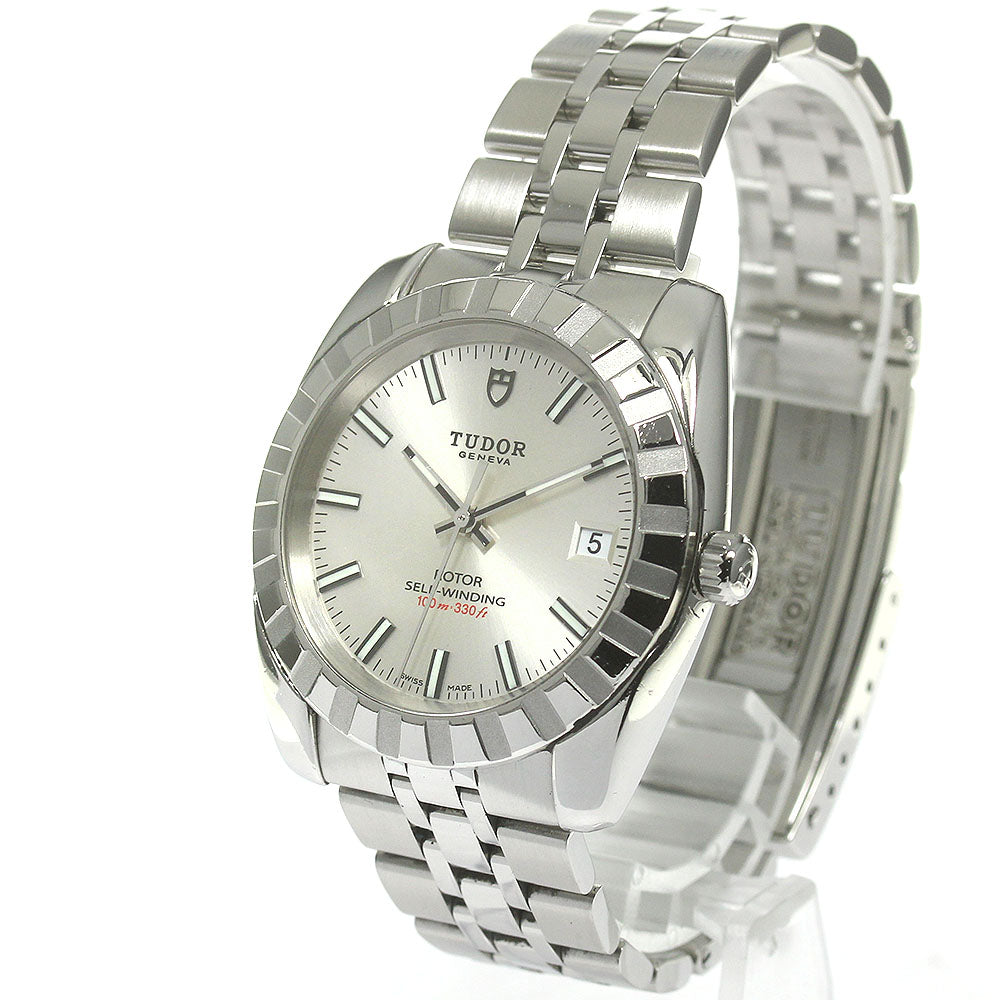 TUDOR Classic Date 21010 Silver Dial Automatic Men's Watch_845979