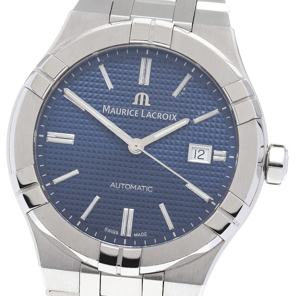 MAURICE LACROIX icon AI6008 Date Navy Dial Automatic Men's Watch_845982