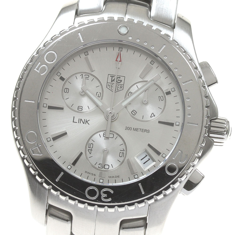 TAG HEUER Link CJ1111 Chronograph Silver Dial Quartz Men's Watch_846004