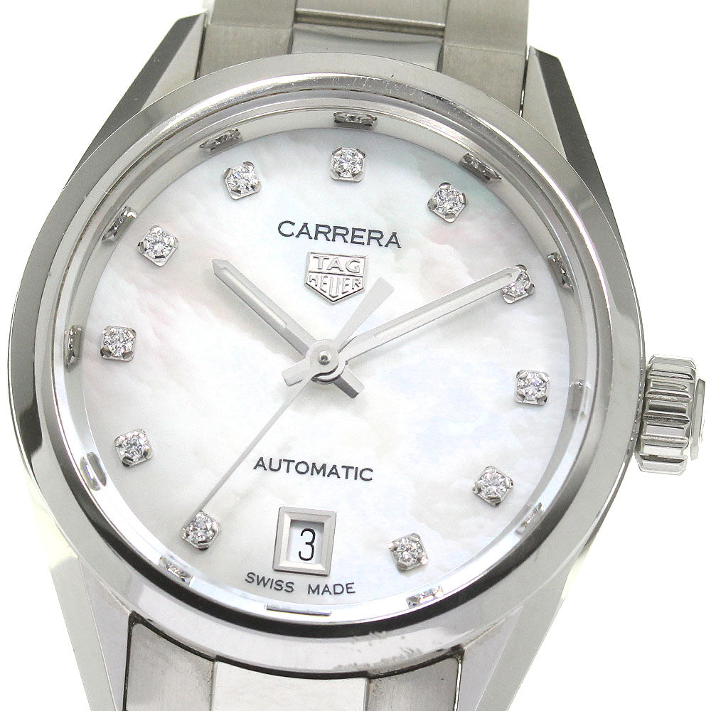TAG HEUER Carrera Caliber 9 WBN2412 11P White shell Dial Automatic Ladies Watch_846038
