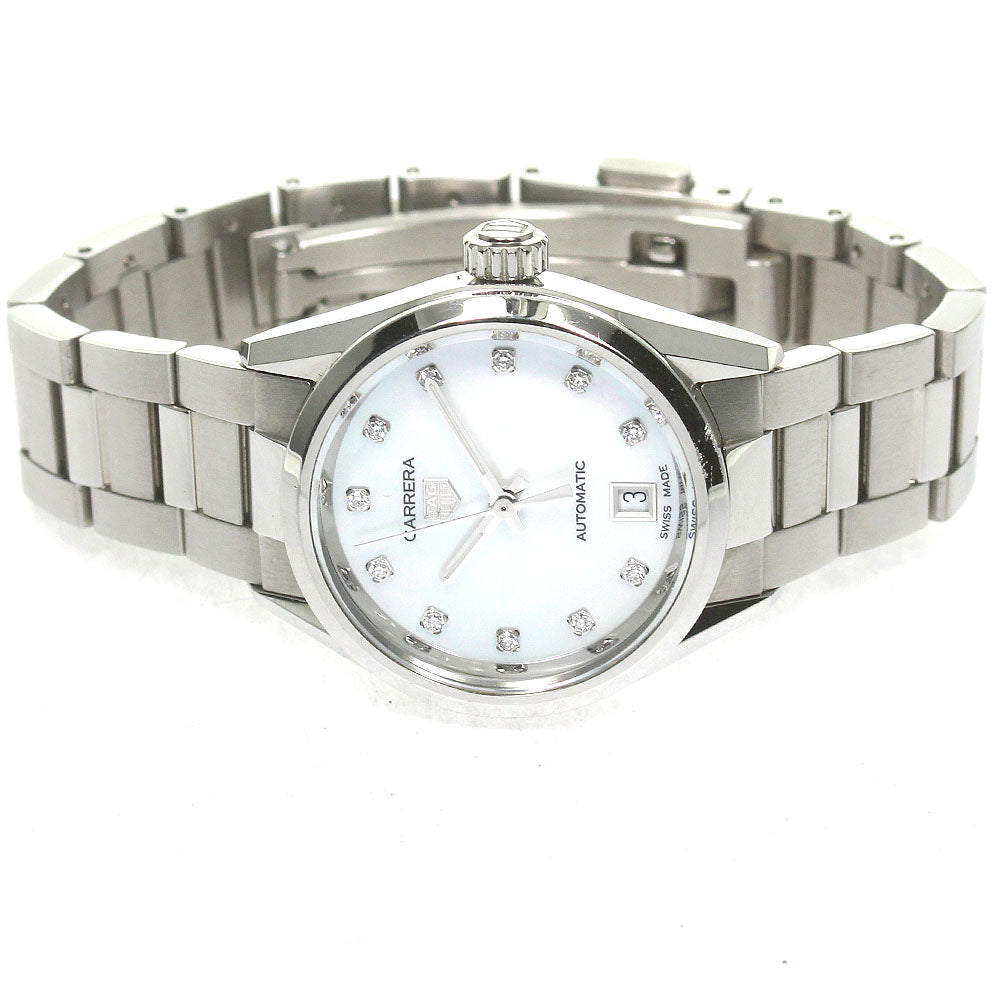 TAG HEUER Carrera Caliber 9 WBN2412 11P White shell Dial Automatic Ladies Watch_846038