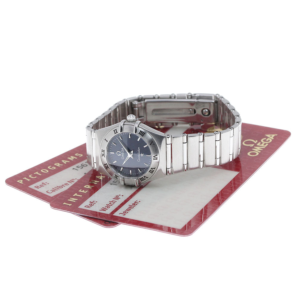 OMEGA Constellation Mini 1562.40 Navy Dial Quartz Ladies Watch_846078