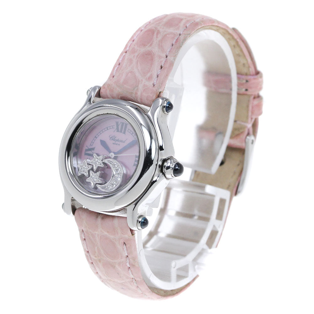 Chopard Happy sports moon star 27/8245-23 Pink shell Dial Quartz Ladies Watch_846093