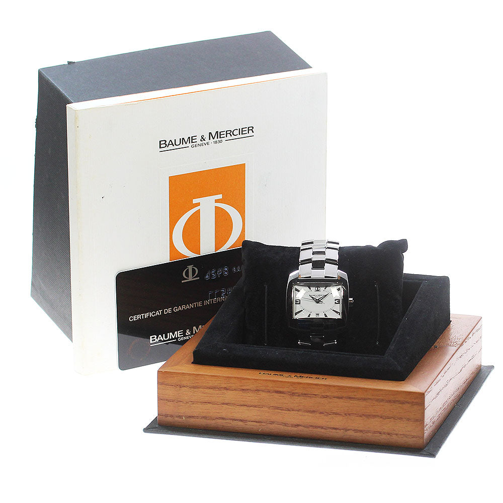 Baume & Mercier Hampton Spirit 65446 Date white Dial Quartz Ladies Watch_846104