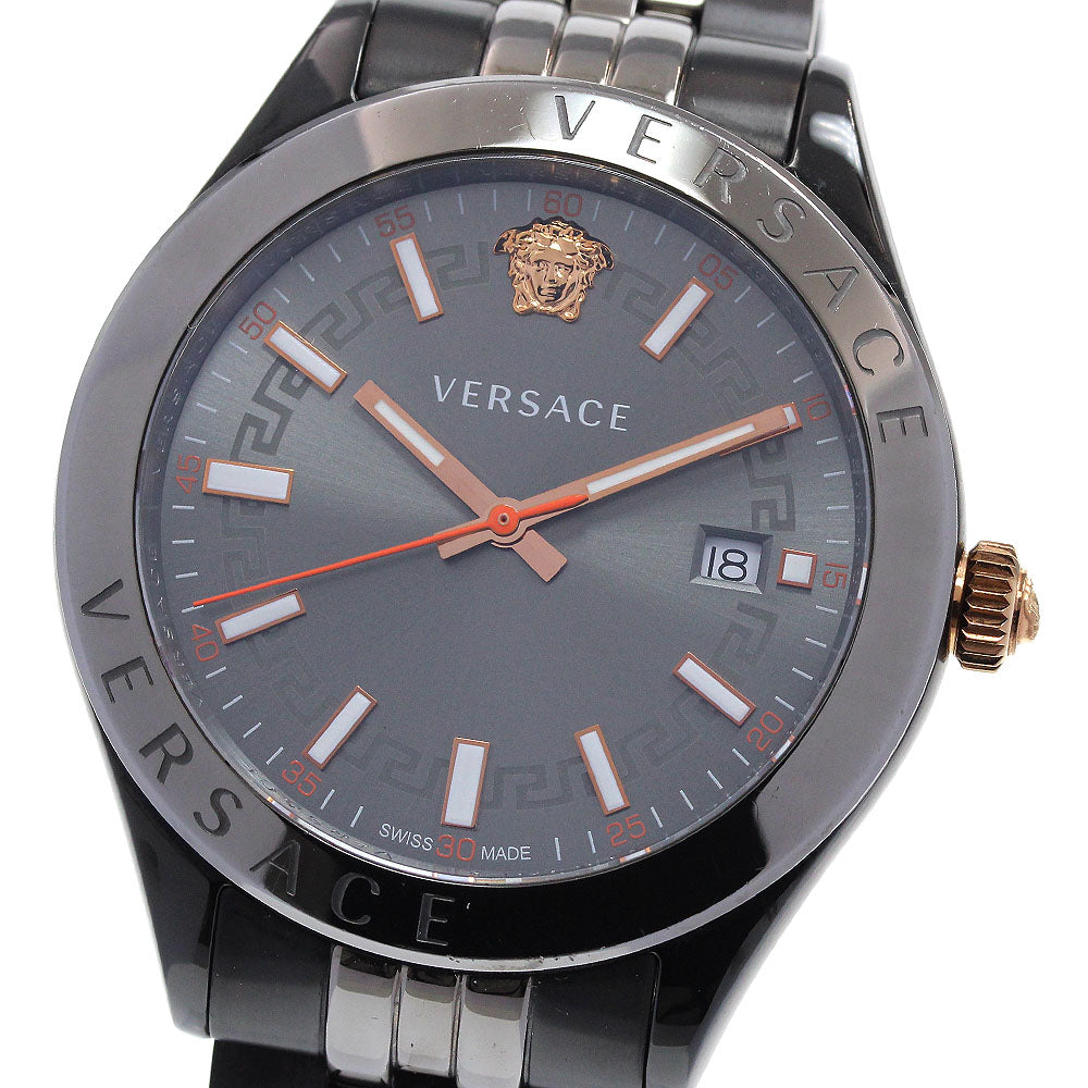 VERSACE Helenium Date gray Dial Quartz Men's Watch_846105