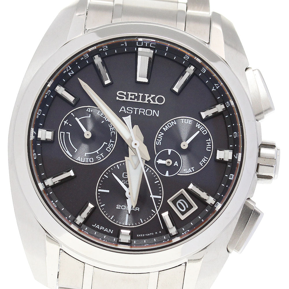 SEIKO Astron SBXC067/5X53-0AV0 Day date Solar Powered Radio Men's Watch_846126