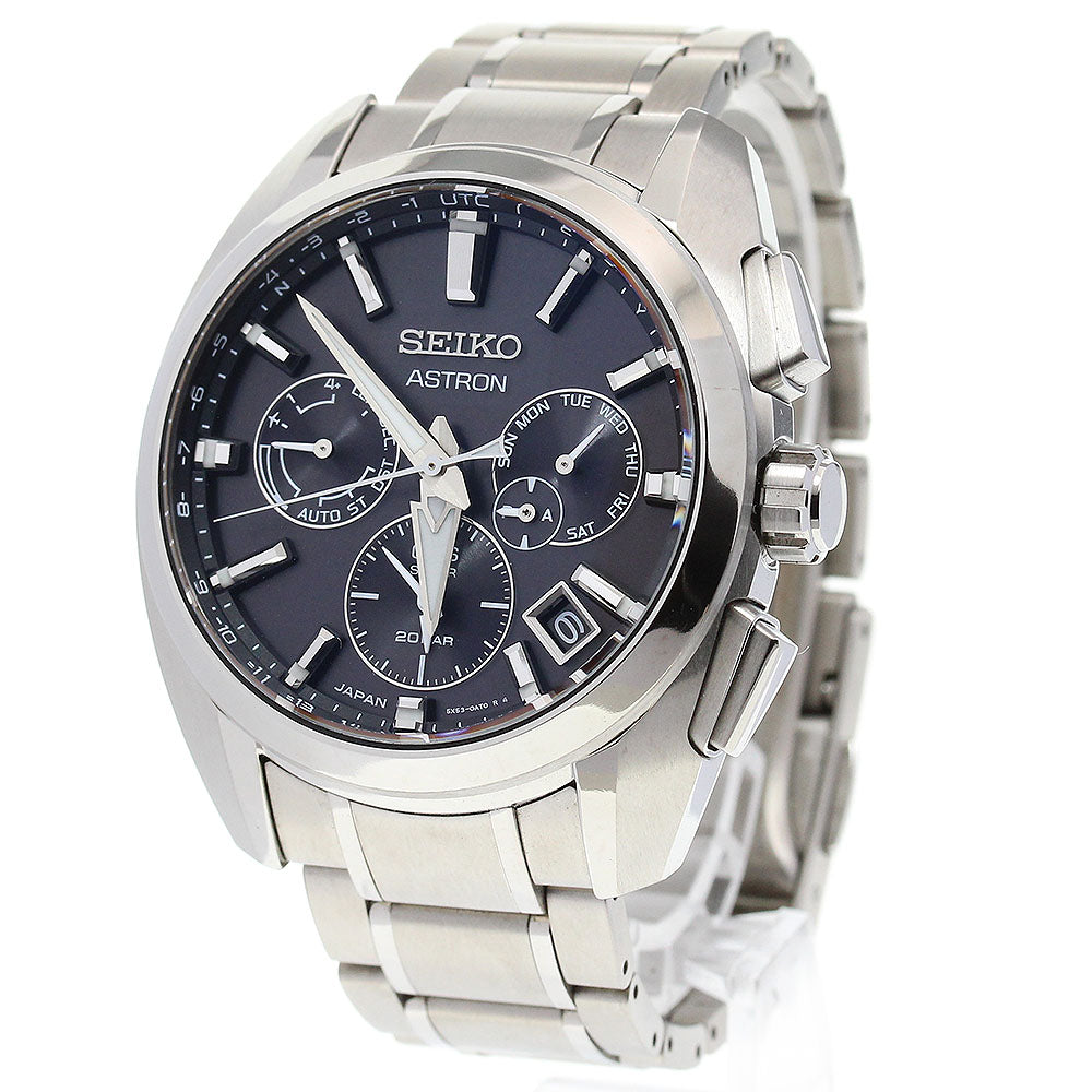 SEIKO Astron SBXC067/5X53-0AV0 Day date Solar Powered Radio Men's Watch_846126
