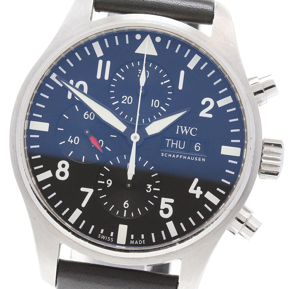 IWC SCHAFFHAUSEN Pilot watch IW377709 Chronograph Automatic Men's Watch_846129