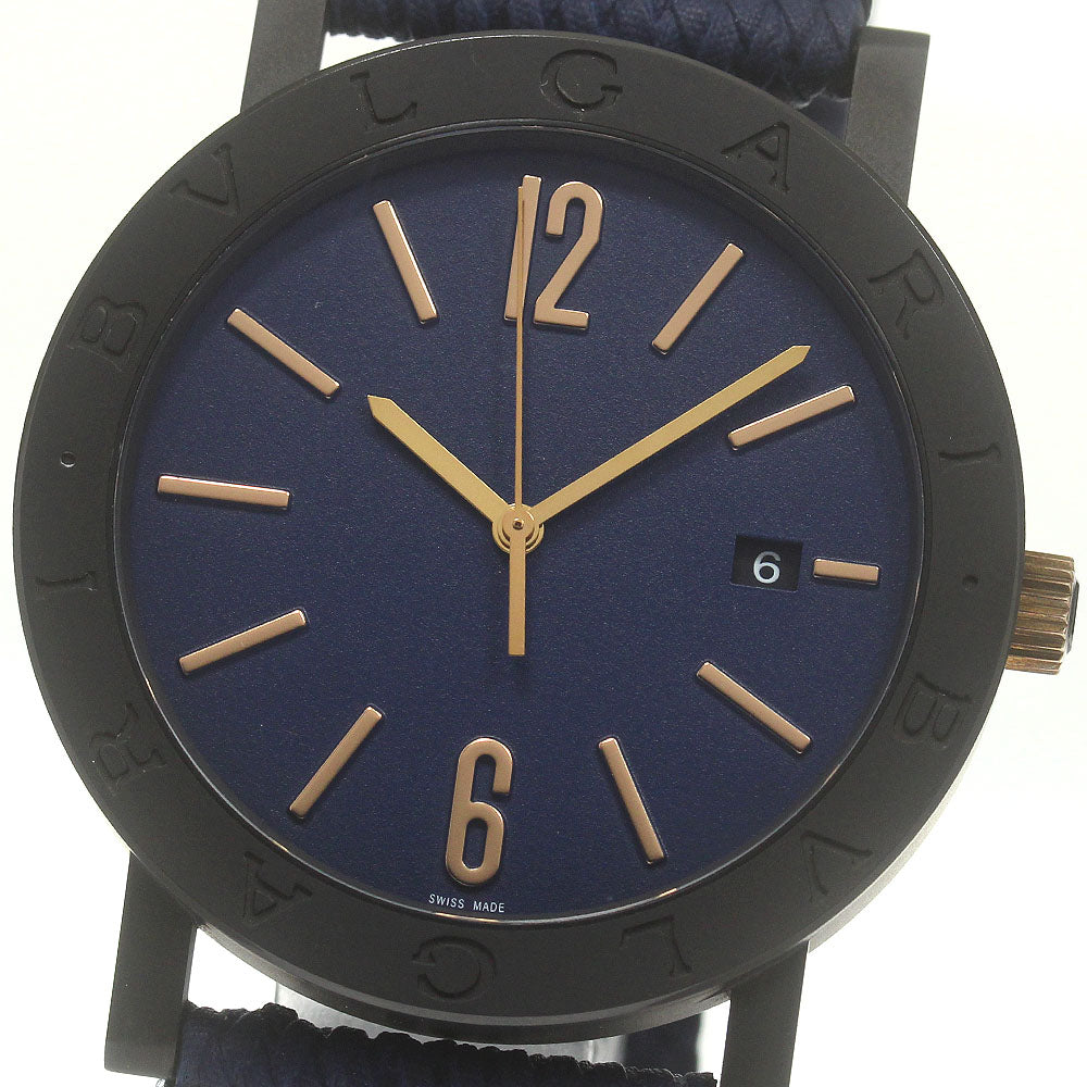 BVLGARI BVLGARIBVLGARI BB41S Navy dial Automatic Men's Watch_846132