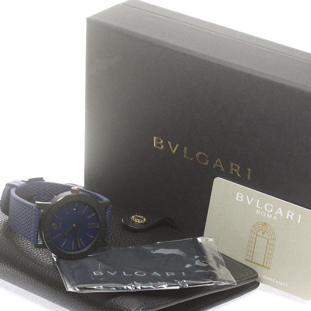 BVLGARI BVLGARIBVLGARI BB41S Navy dial Automatic Men's Watch_846132