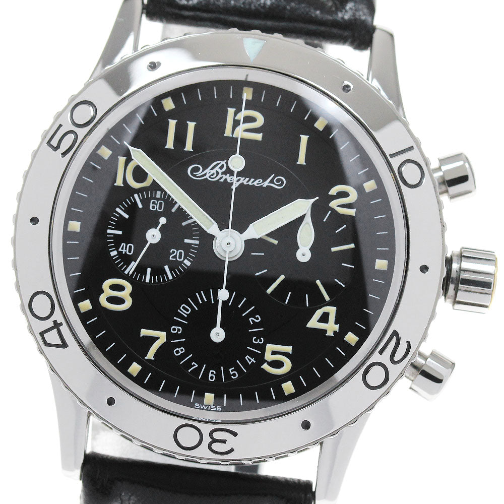 Breguet Aeronaval type XX 3800 gold crown, parachute buckle AT Men's_846146