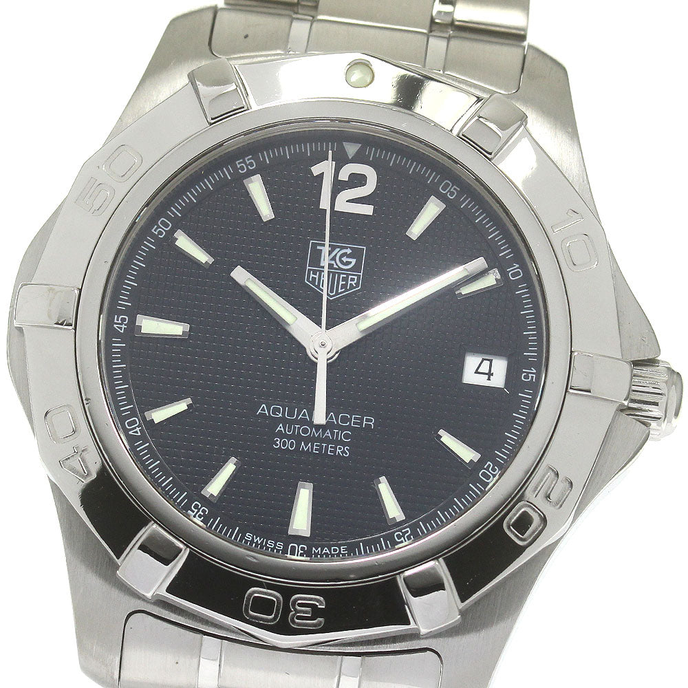 TAG HEUER Aqua racer WAF2110-0 Date black Dial Automatic Men's Watch_846161