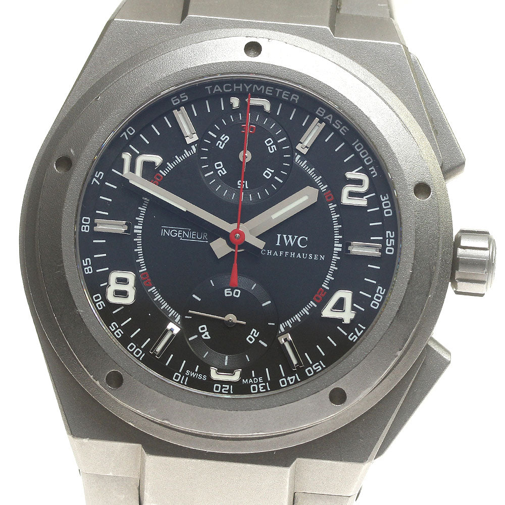 IWC SCHAFFHAUSEN Ingenieur IW372503 Chronograph black Dial AT Men's Watch_846193