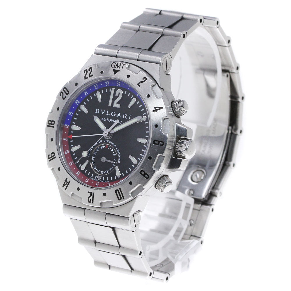 BVLGARI Diagono GMT40S GMT date black Dial Automatic Men's Watch_846201
