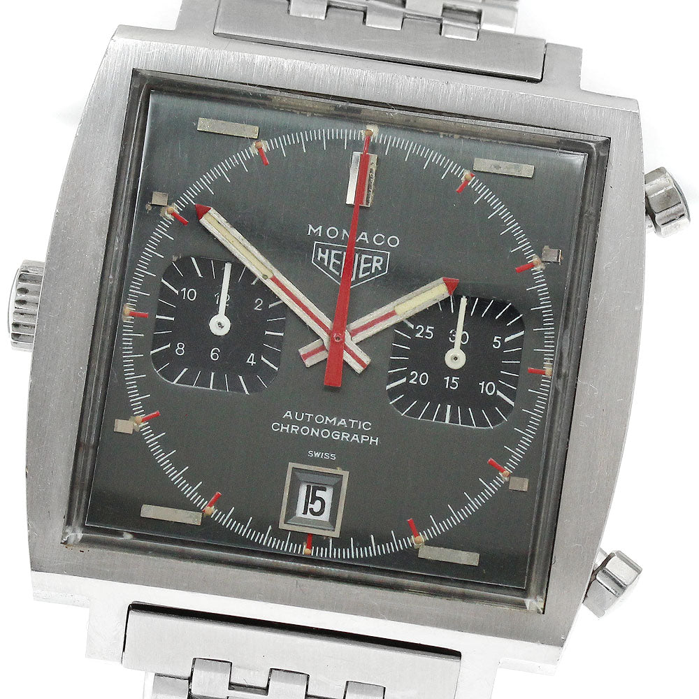 Heuer Monaco Chronograph gray Dial Automatic Men's Watch_846207