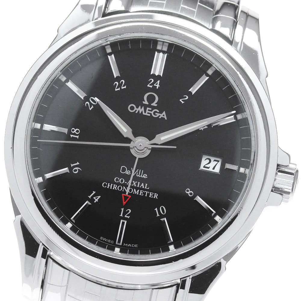OMEGA De Ville 4533.51 GMT Coaxial Black Dial Automatic Men's Watch_846232