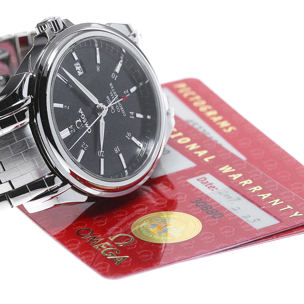 OMEGA De Ville 4533.51 GMT Coaxial Black Dial Automatic Men's Watch_846232