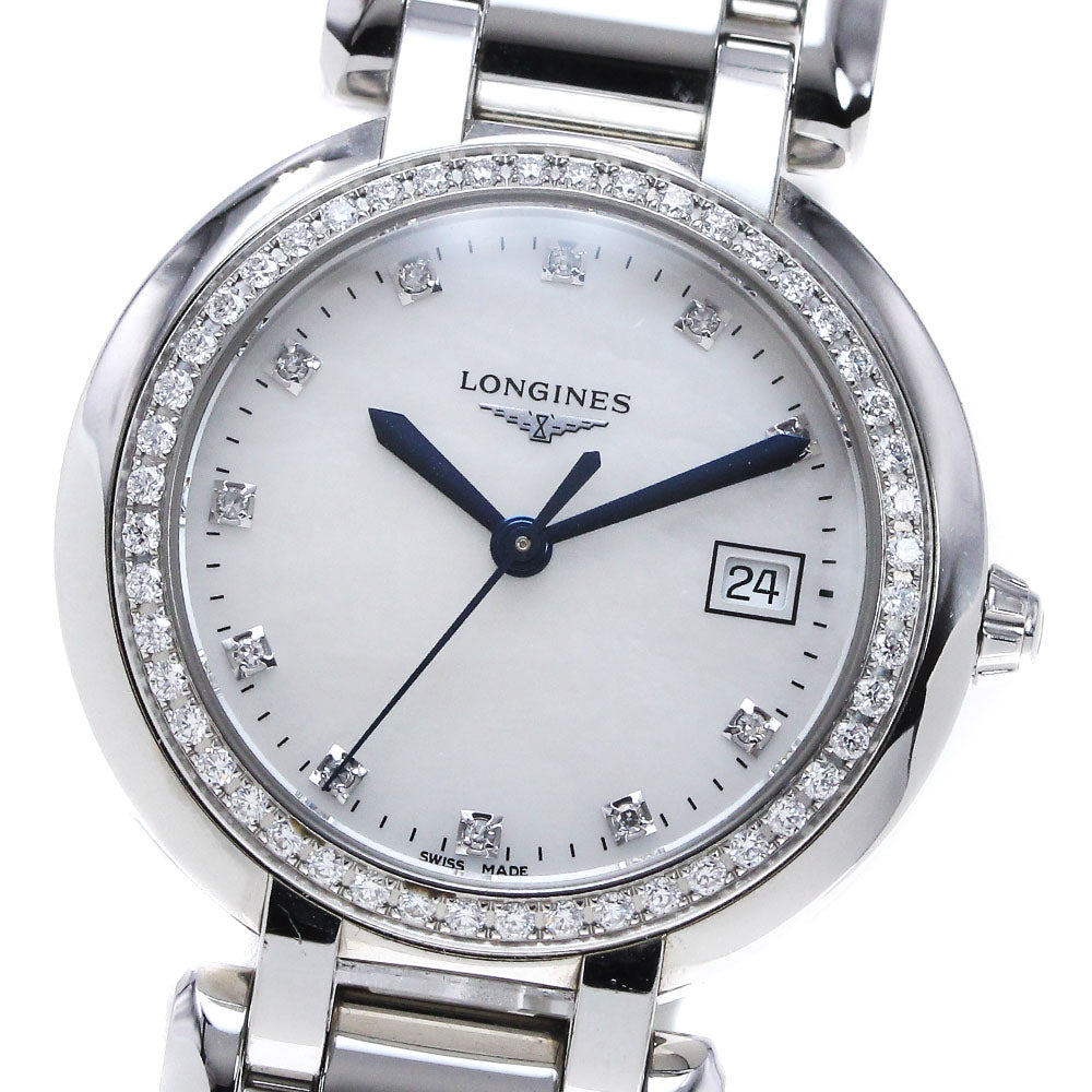 LONGINES Primalna L8.112.0 Diamond bezel 11P Quartz Ladies Watch_846276