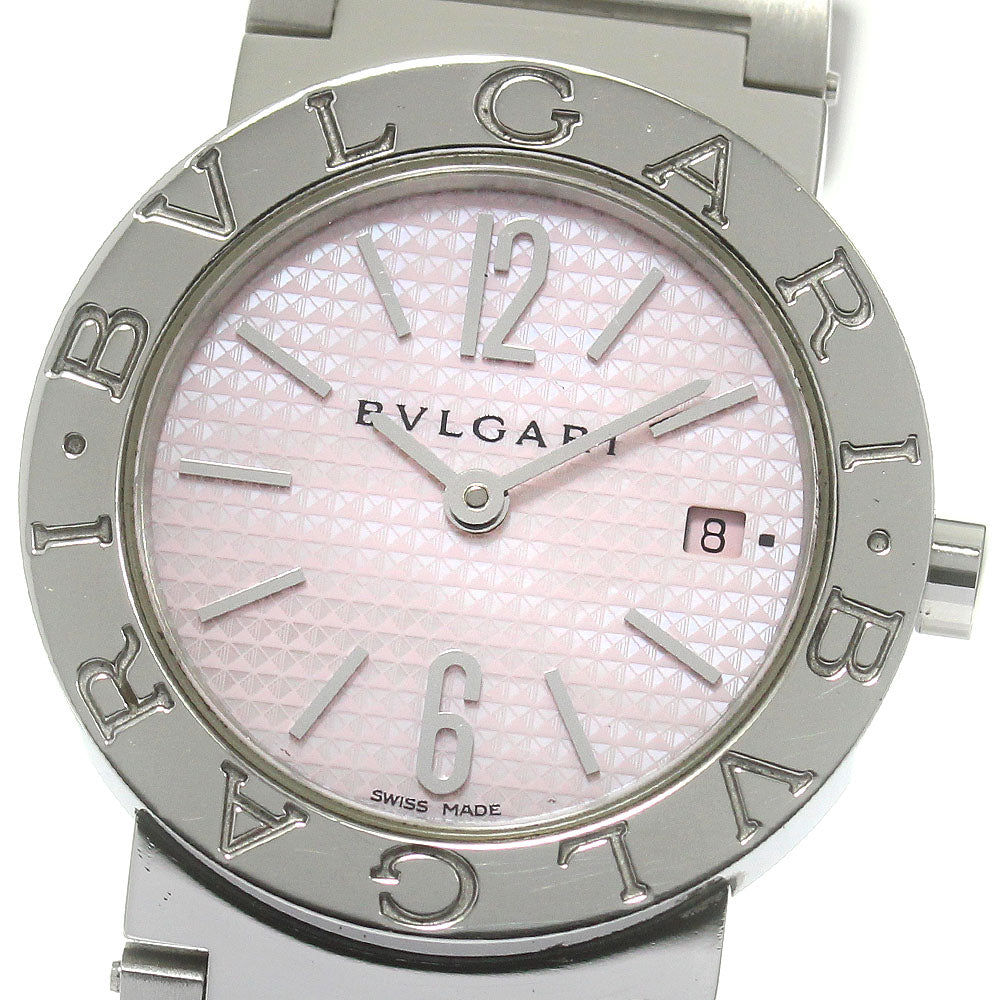 BVLGARI BVLGARIBVLGARI BB26SS Pink shell Pink shell Dial Quartz Ladies Watch_846277