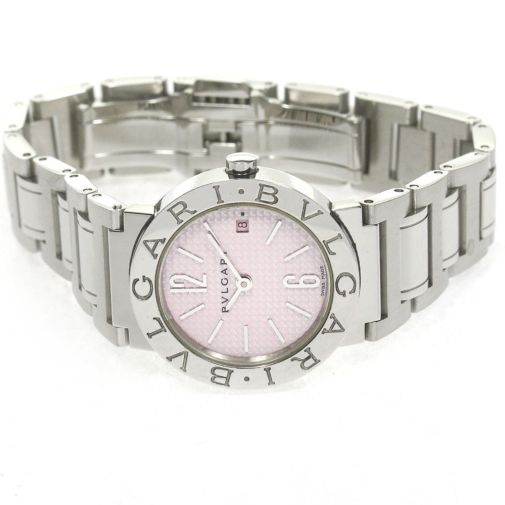 BVLGARI BVLGARIBVLGARI BB26SS Pink shell Pink shell Dial Quartz Ladies Watch_846277